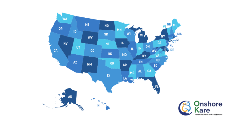 United States Map With States and Their Abbreviations